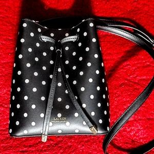 "Ralph Lauren" Polkadot Crossbody Bag